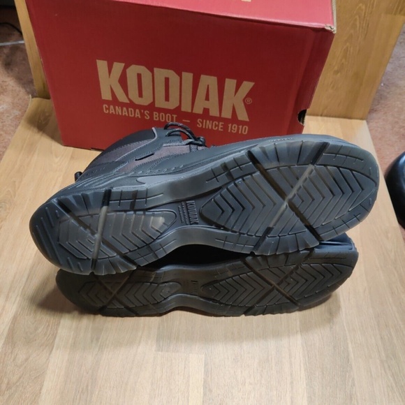 Kodiak Men Black Work Boots MKT1 Composit Toe Weatherproof Size 15W Wide NEW - Picture 6 of 11